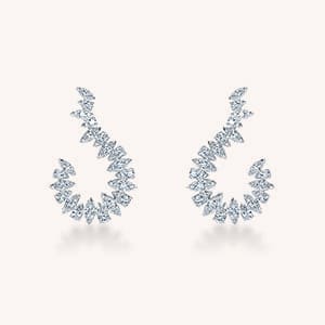 Aerial Twisted Sunburst Earrings