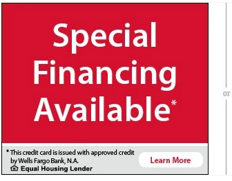 Special Financing Available